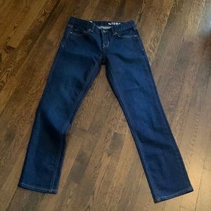 Gap Straight Leg Dark Wash Jeans 27S(ankle) NWOT